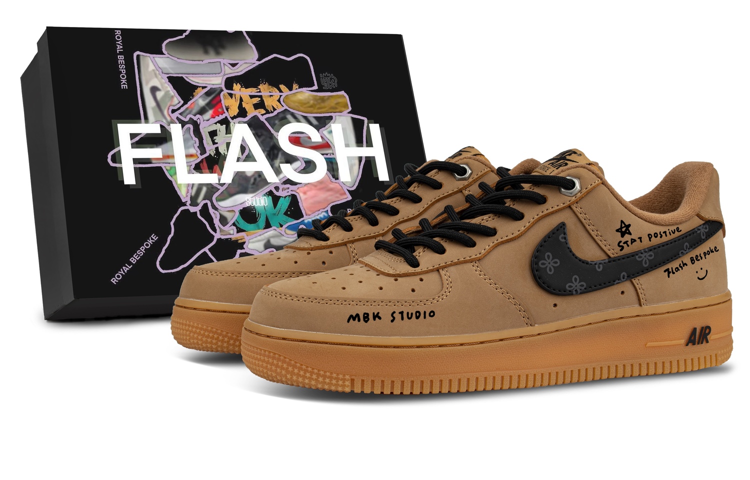

Nike Air Force 1 Warm Impression, Box Included низкие скейтборд кроссовки мужские brown