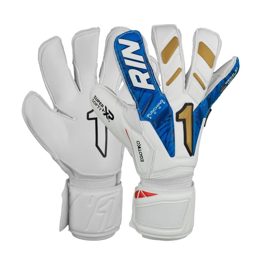 

Детские перчатки вратаря Rinat Egotiko Vengador Prime White/navy blue