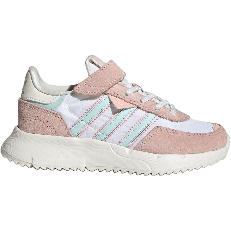 Детские кроссовки Retropy F2 для детей Adidas Originals, белый/мятный/розовый/зеленый — фото 3