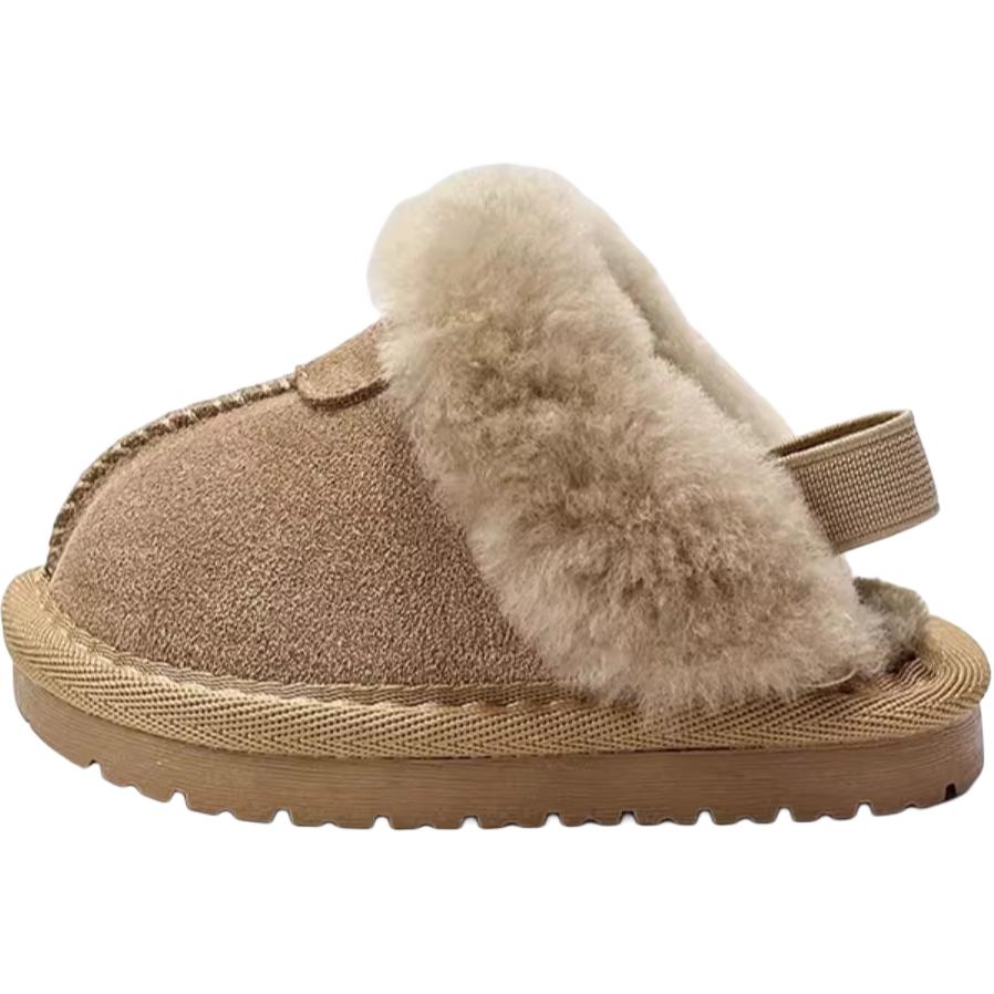 

Нескользящие термо низкие детские тапочки для детей от 3 до 7 лет QINUOSHU, Apricot