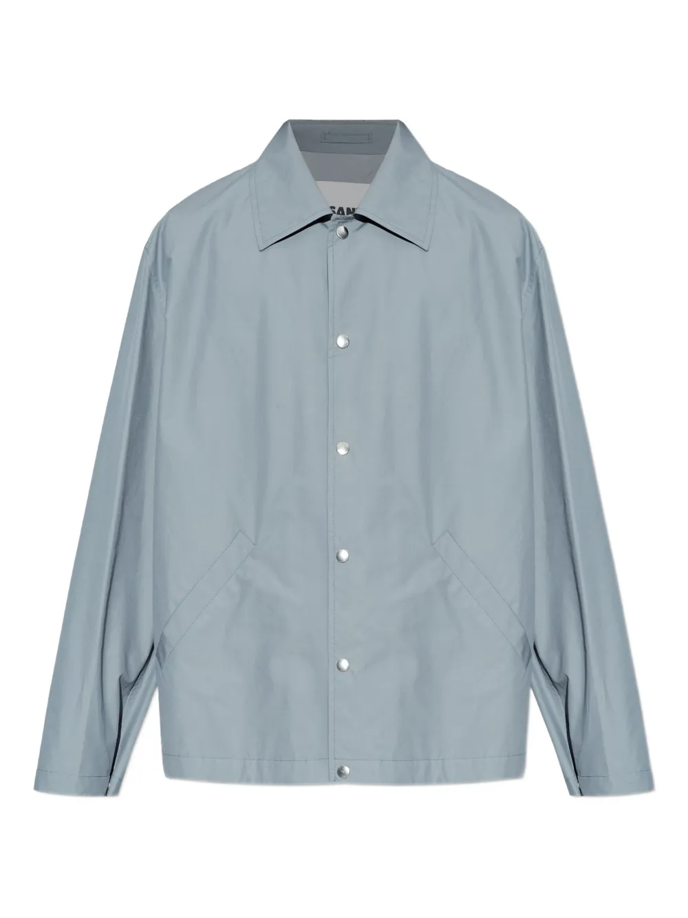 Хлопковая куртка Jil Sander, синий