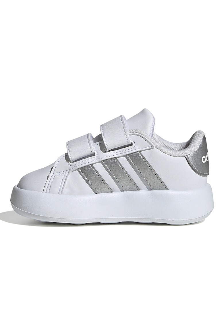 

Туфли Grand Court 2 0 из экокожи на липучке Adidas Sportswear, белый