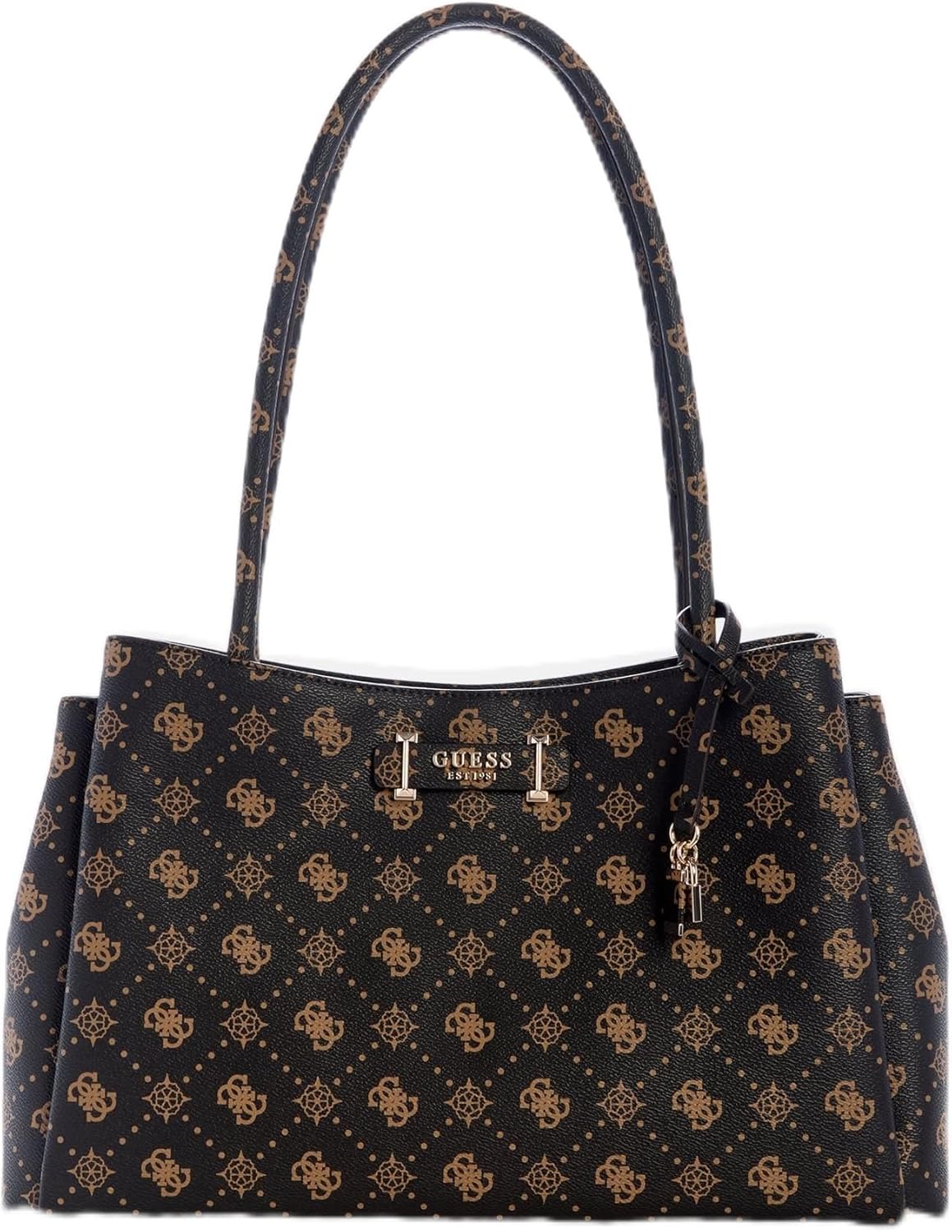 

Сумка-переноска GUESS Carrie Quattro G Girlfriend, Espresso Logo