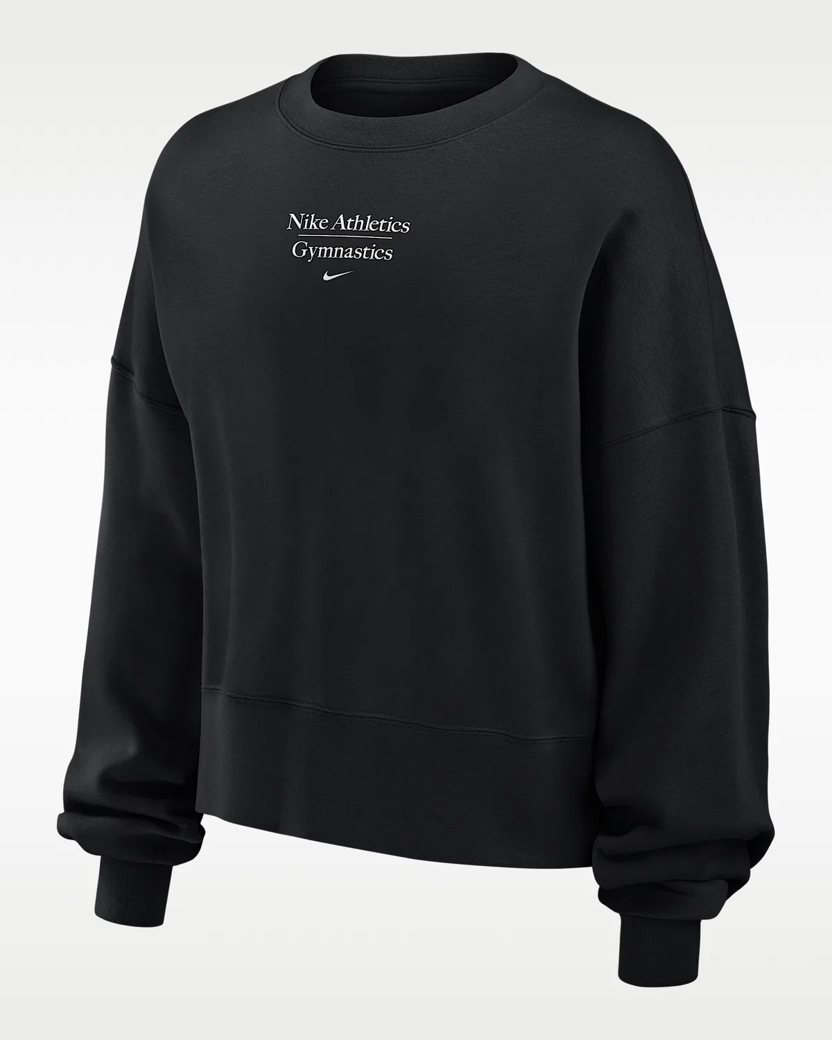 Женская футболка с круглым вырезом Nike Phoenix Fleece, Black