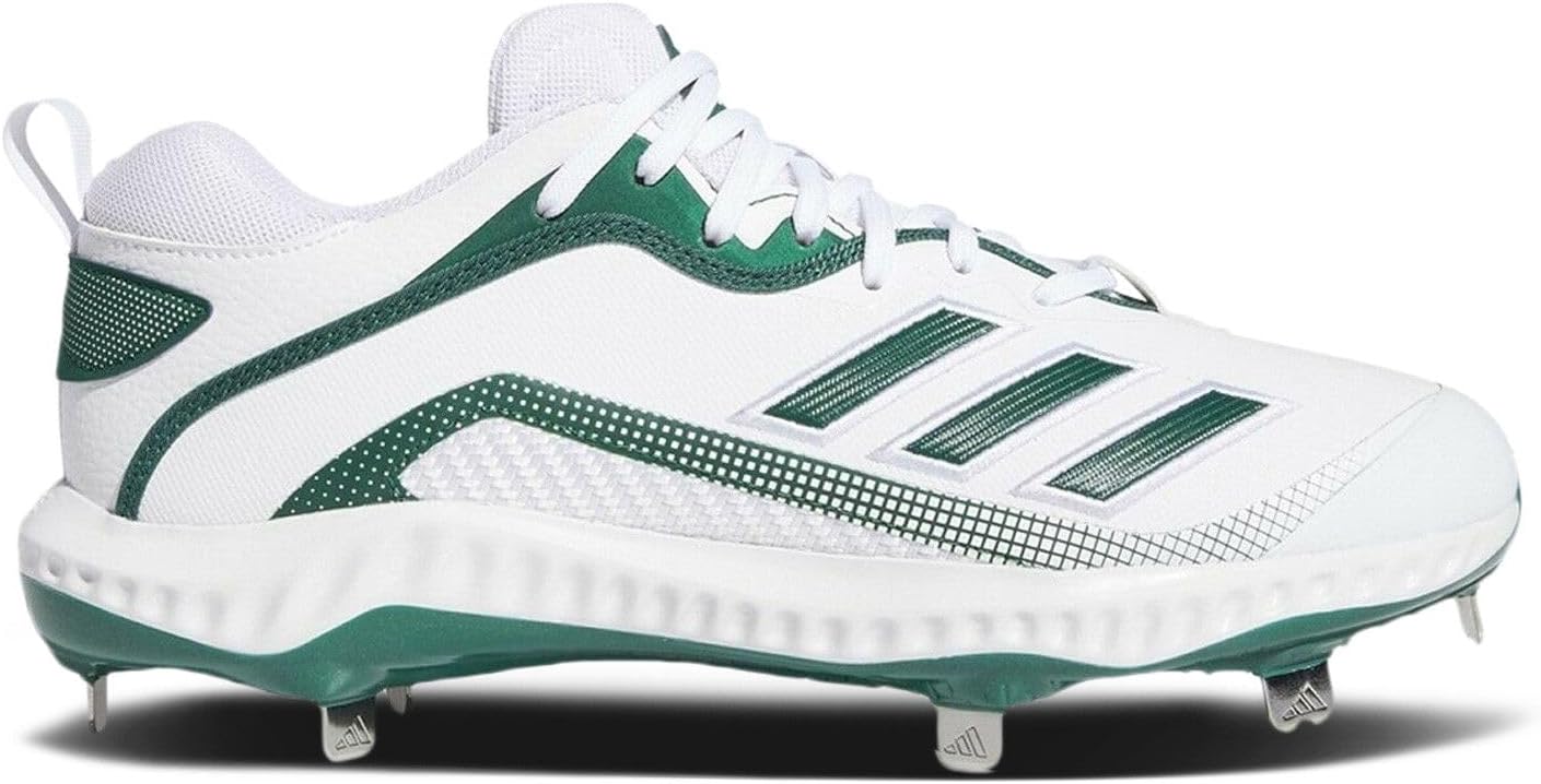 Мужские бейсбольные кроссовки Adidas FV9348, белый/зеленый — фото 2