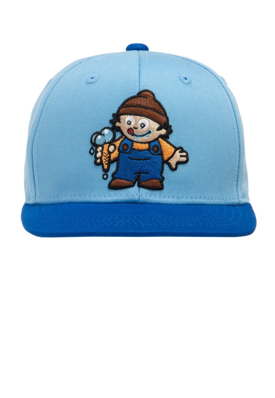 

Шапка LOGOSHIRT Beanie Mainzelmännchen - Anton Mit Eis, светло-голубой