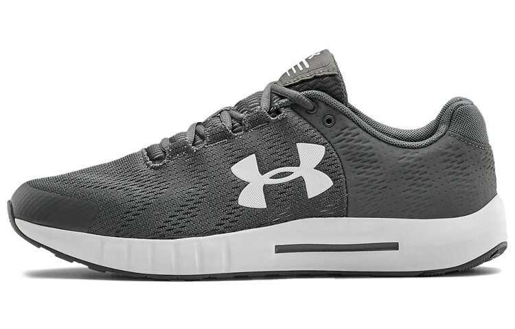 

Кроссовки для бега Micro G Pursuit унисекс с низким верхом серые/белые Under Armour