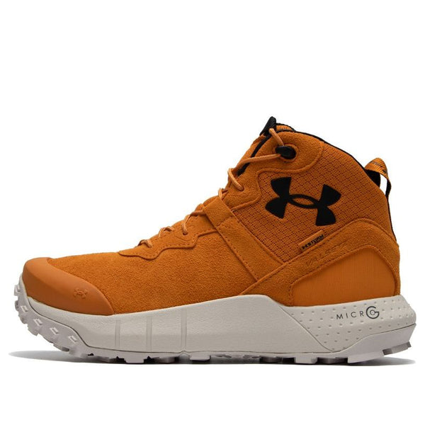 

Кроссовки men's ua micro g valsetz trek mid leather waterproof tactical boots 'honey orange' Under Armour, оранжевый