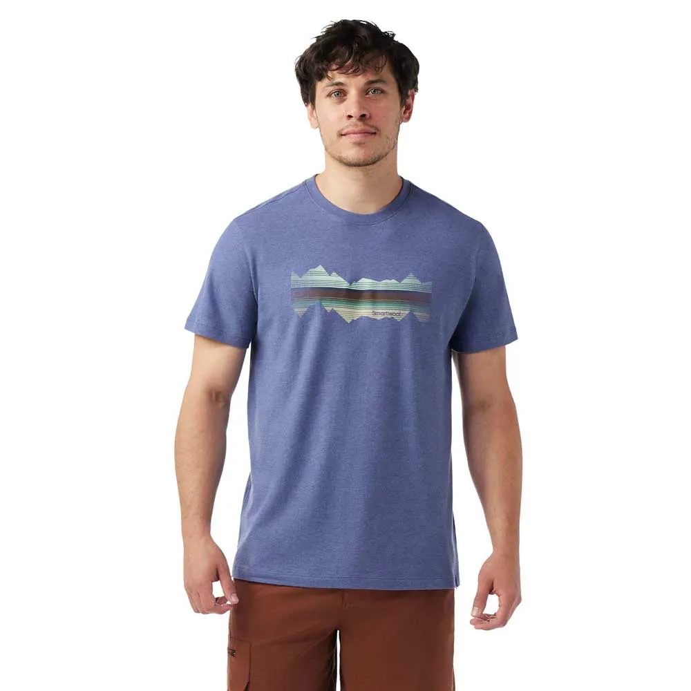 

Футболка с коротким рукавом Smartwool Mountain Horizon Graphic, синий