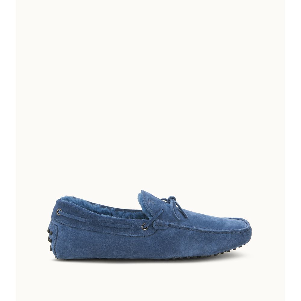 

Гоммино водительские туфли из замши TOD's, синий
