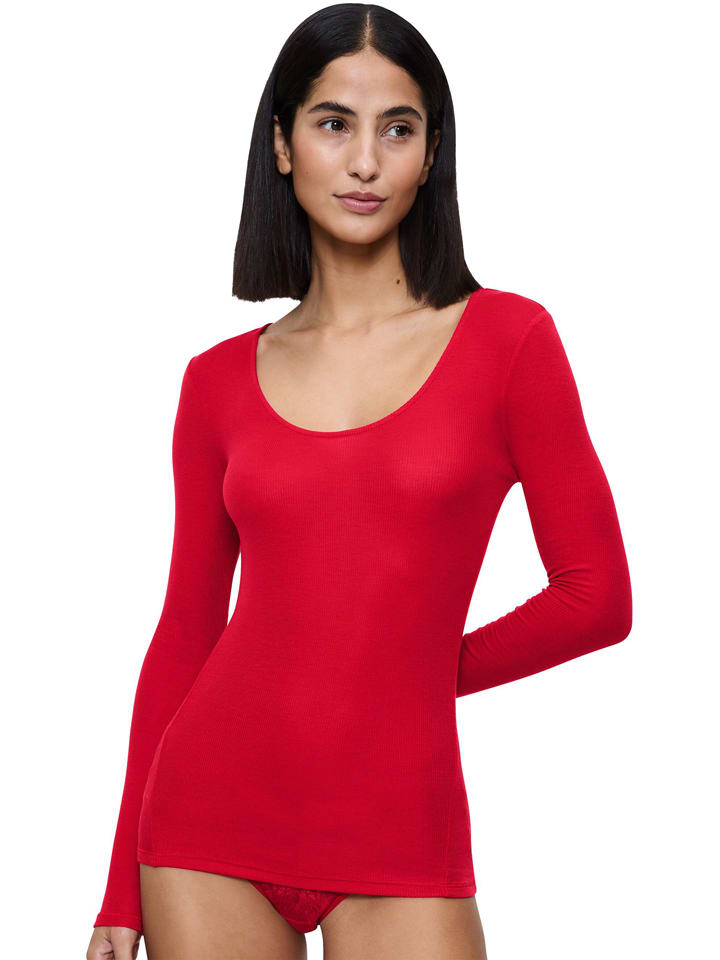 

Triumph Футболка с длинными рукавами красного цвета