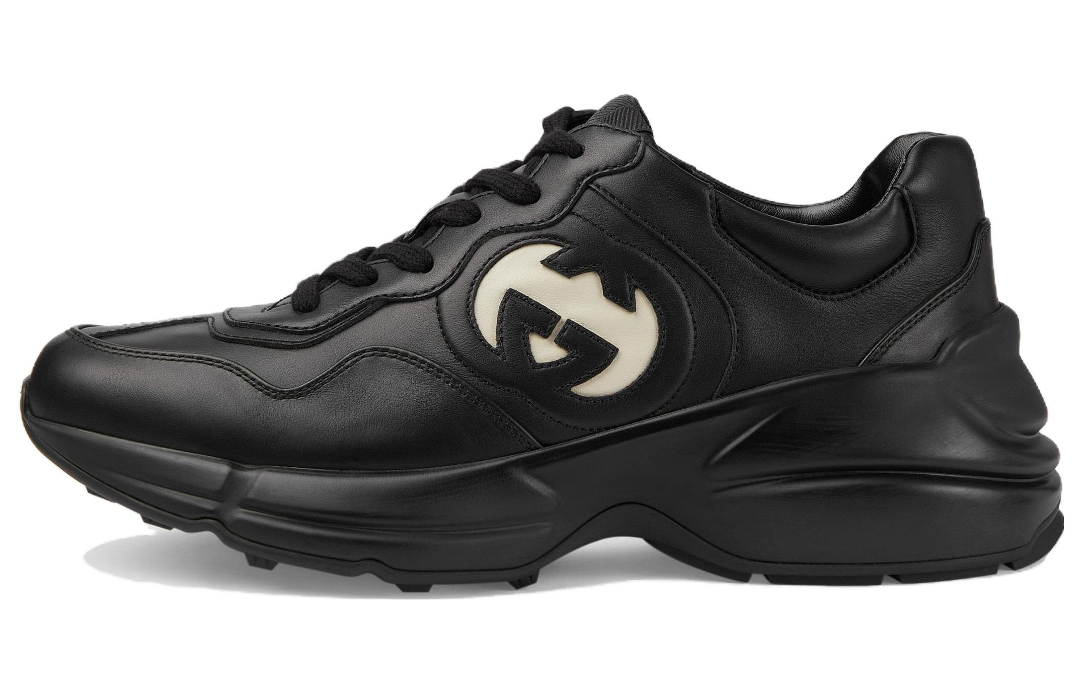 Женские кроссовки Rhyton 'Black Ivory' GUCCI