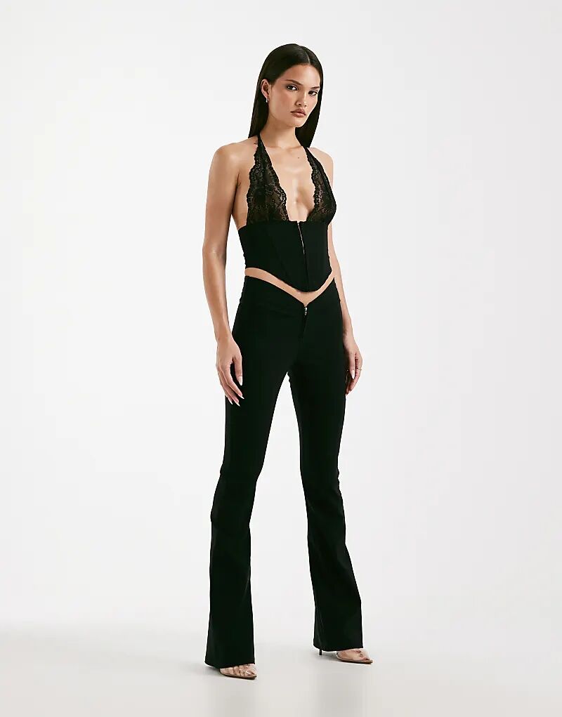 

Брюки-клеш I.AM.GIA Ellena 2.0 V-образной формы черного цвета