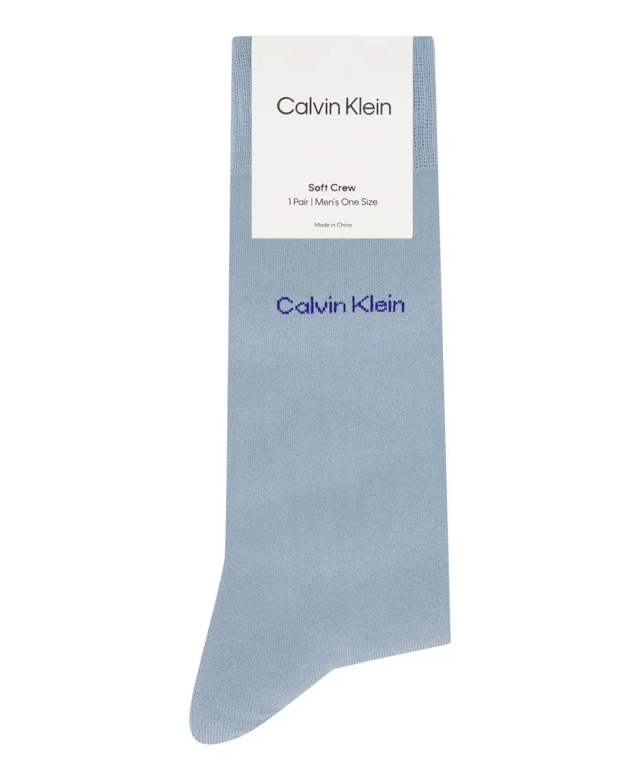 Мужские модальные носки средней высоты Calvin Klein, мультиколор — фото 2
