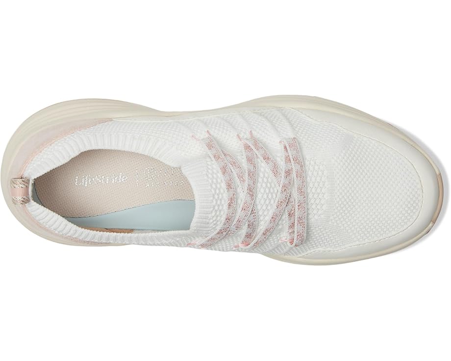 Кроссовки LifeStride Impact Slip On Shoes, цвет White/Peach Whip — фото 2