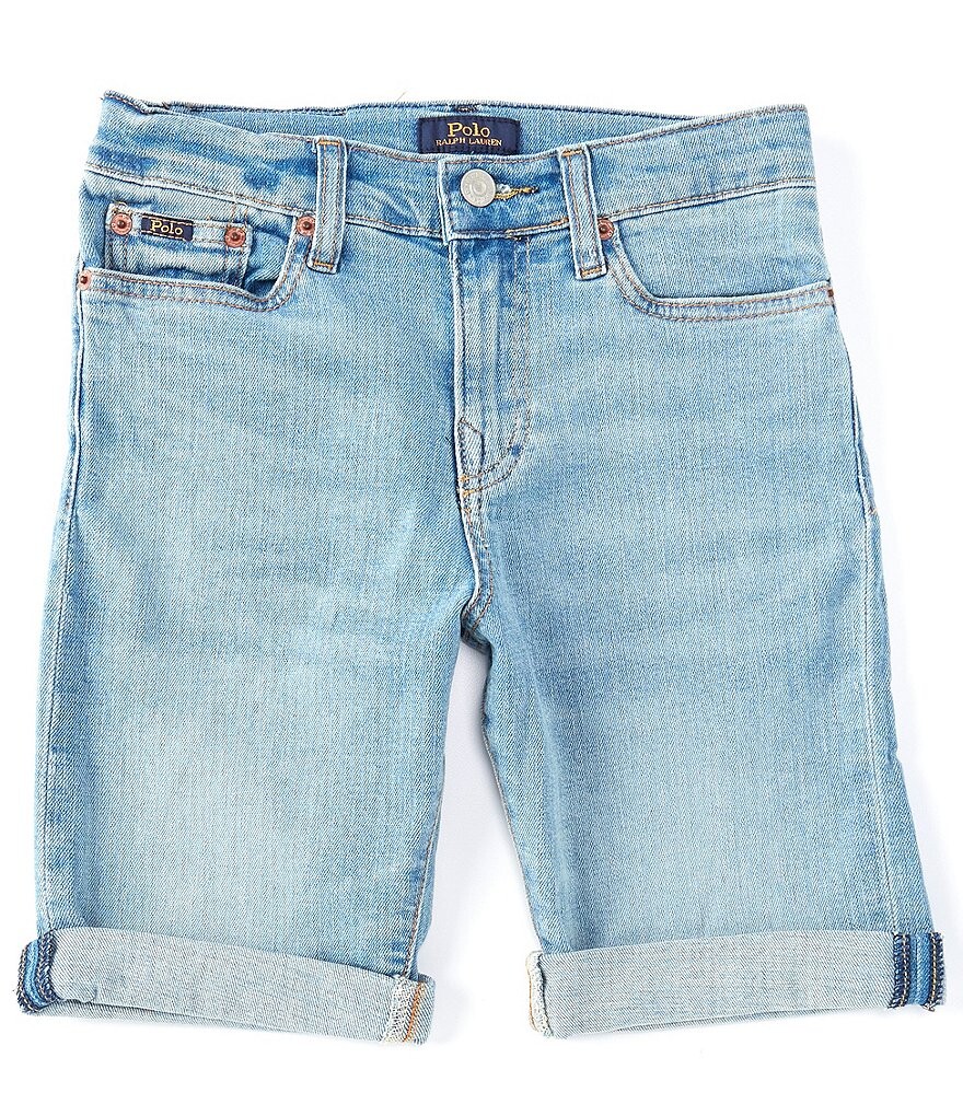 

Джинсовые шорты узкого кроя с подвернутым краем Polo Ralph Lauren Big Boys 8–20 Sullivan, синий