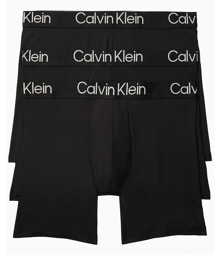 

Экологичные трусы-боксеры Calvin Klein, 3 шт., черный