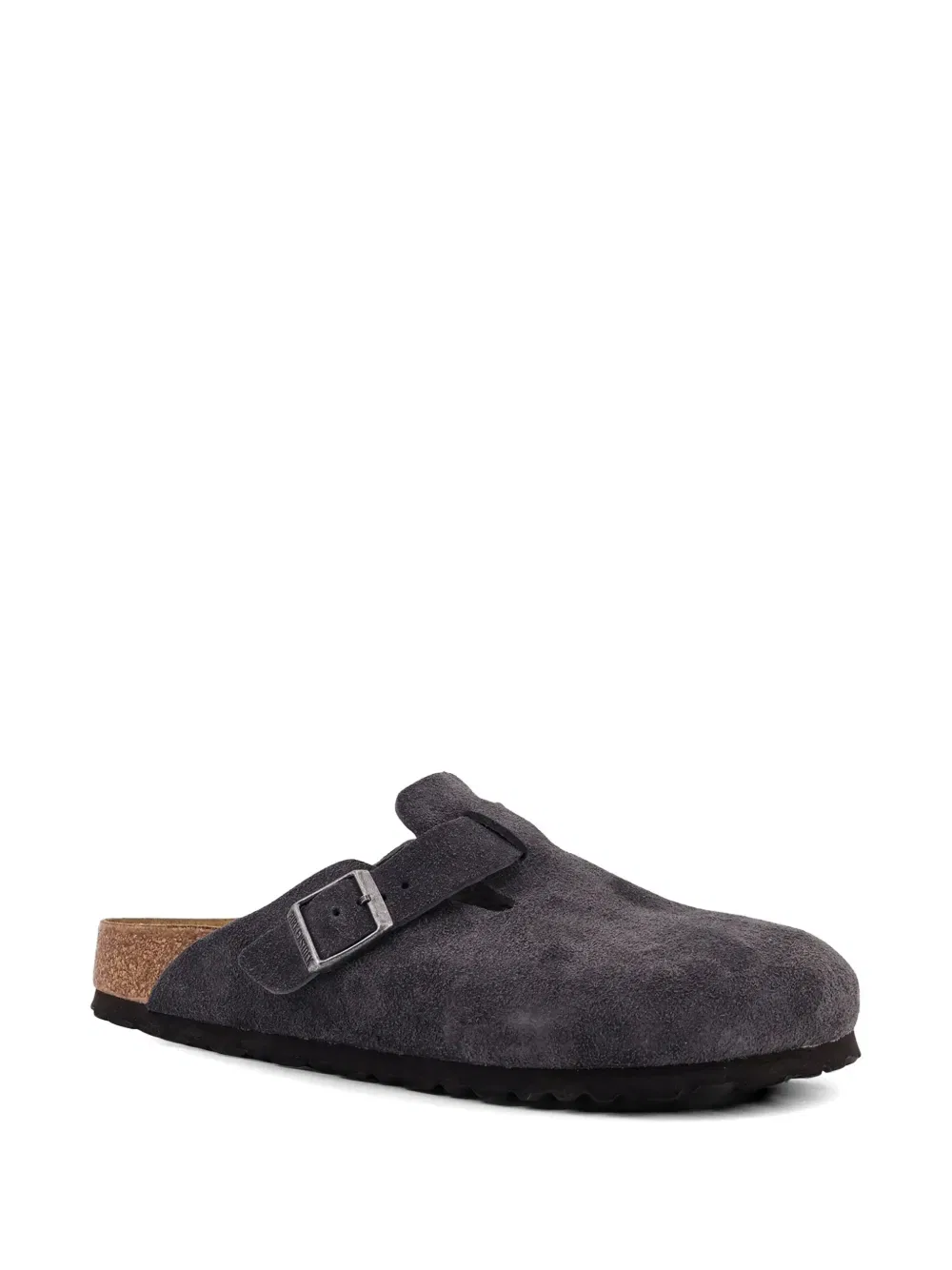 Замшевые сандалии с регулируемой пряжкой Birkenstock, серый — фото 2