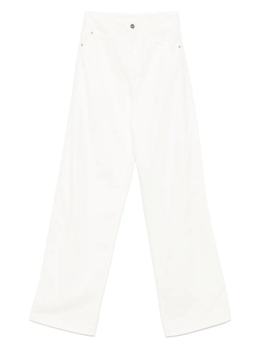 

Джинсы с нашивкой-логотипом Ermanno Scervino, белый