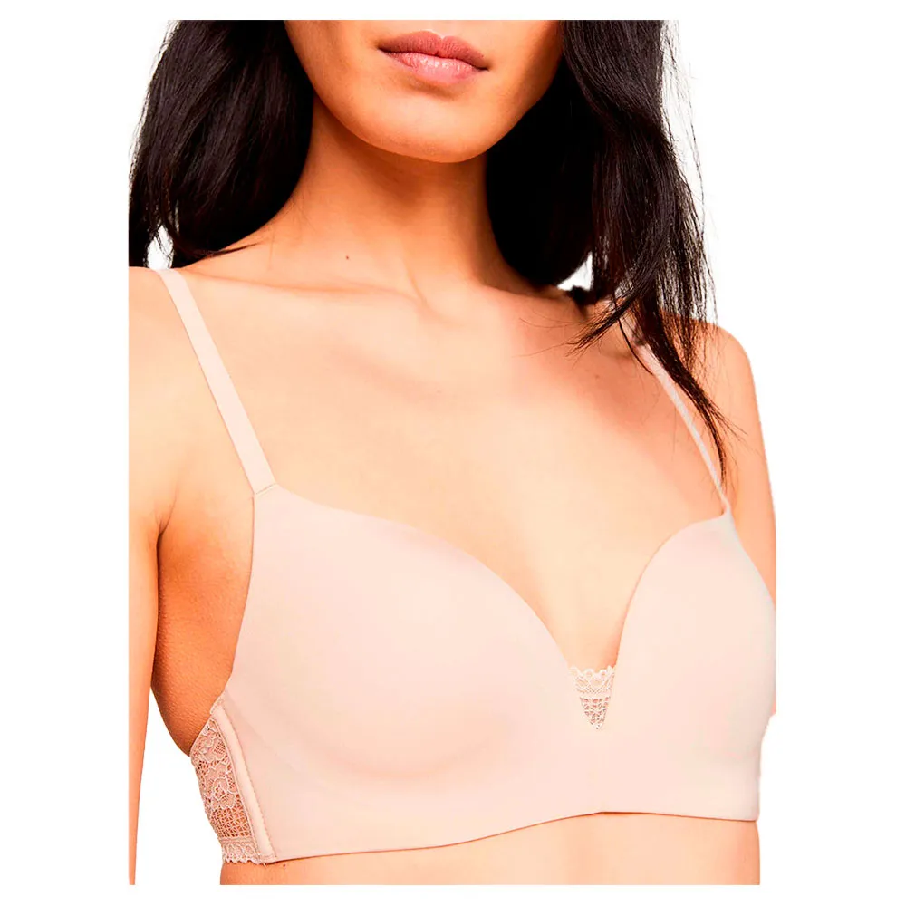 Бюстгальтер Tommy Hilfiger Wireless Push Up, розовый — фото 4