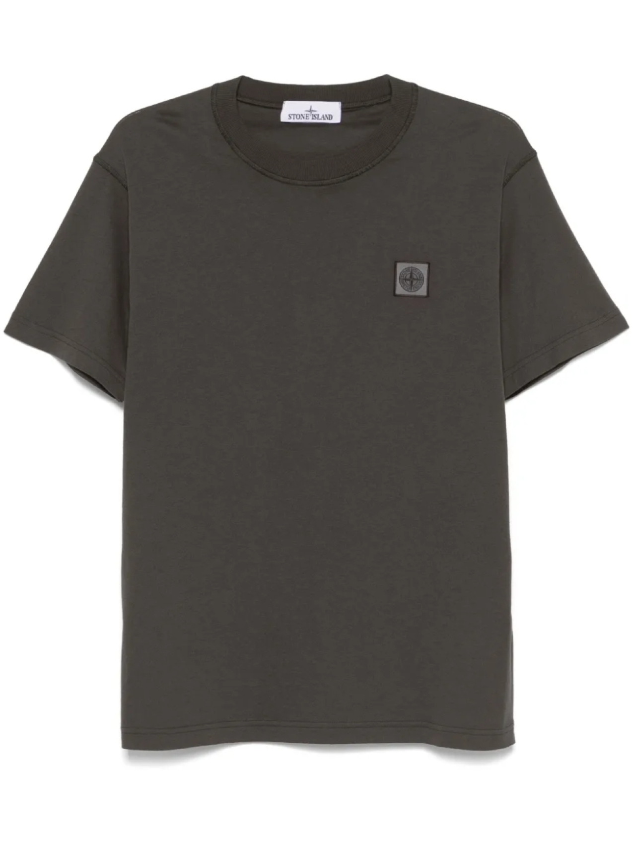 

Stone Island футболка с нашивкой Compass, серый