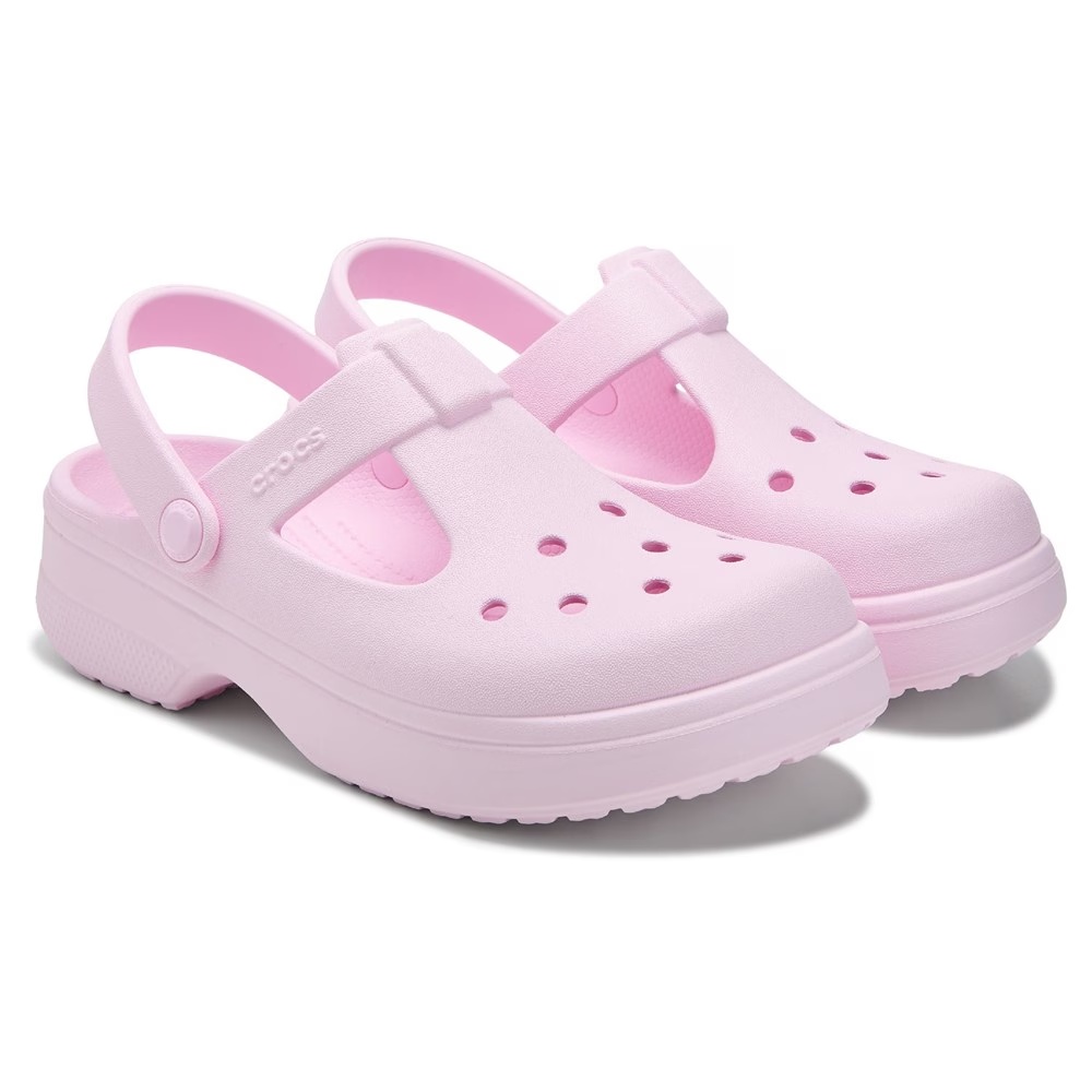 

Детские классические туфли-мэри джейн Crocs для маленьких/больших детей, pink