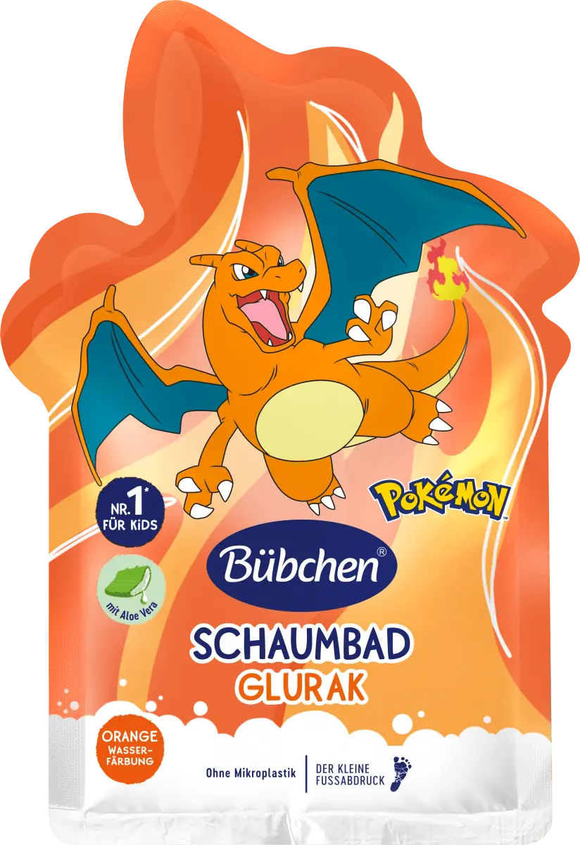 

Пенная ванна Charizard Fire Spin Pokémon 40 мл Bübchen