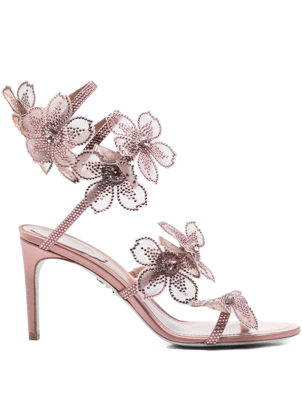 Босоножки Peach Flower 80 René Caovilla, розовый