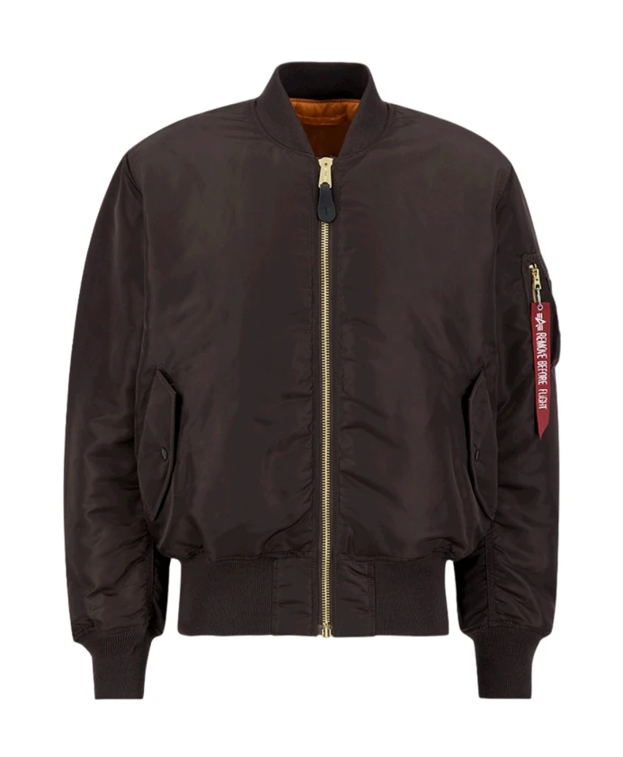

Летная куртка в стиле клише ма 1 Alpha Industries, коричневый