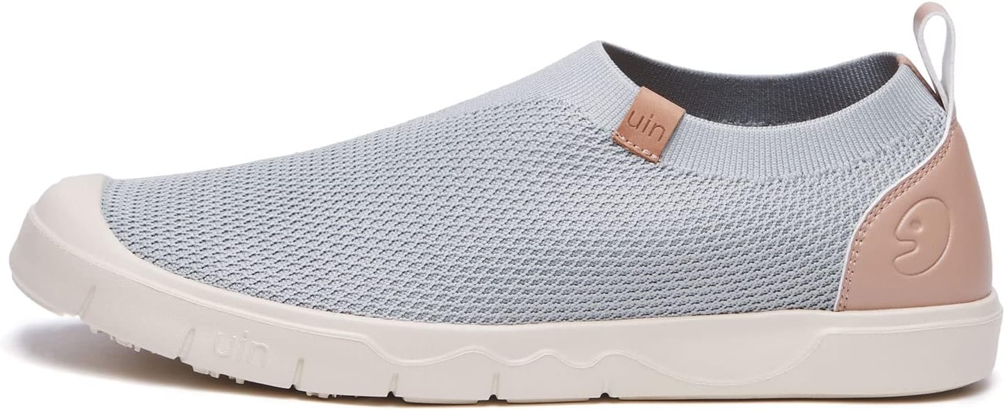 

Мужские модные кроссовки UIN Легкие прогулочные повседневные слипоны Комфортные тканевые с художественной росписью для путешествий Кадис, серый