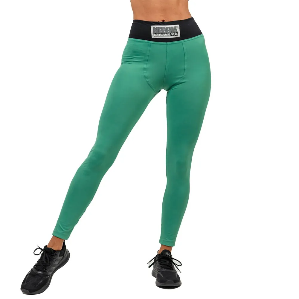 

Леггинсы Nebbia Designer Signature high waist, зеленый