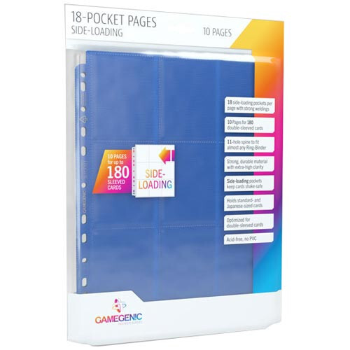 

Карточная игра Gamegenic Sideloading 18-Pocket Pages: Blue (10)