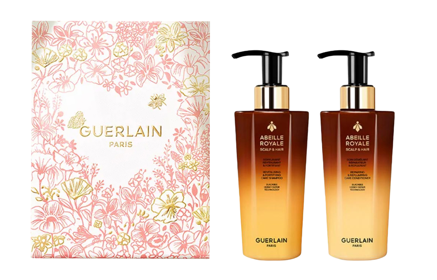 

Набор шампуня и кондиционера jiaolan emperor bee vitality для очищения и разглаживания 290мл+290мл GUERLAIN