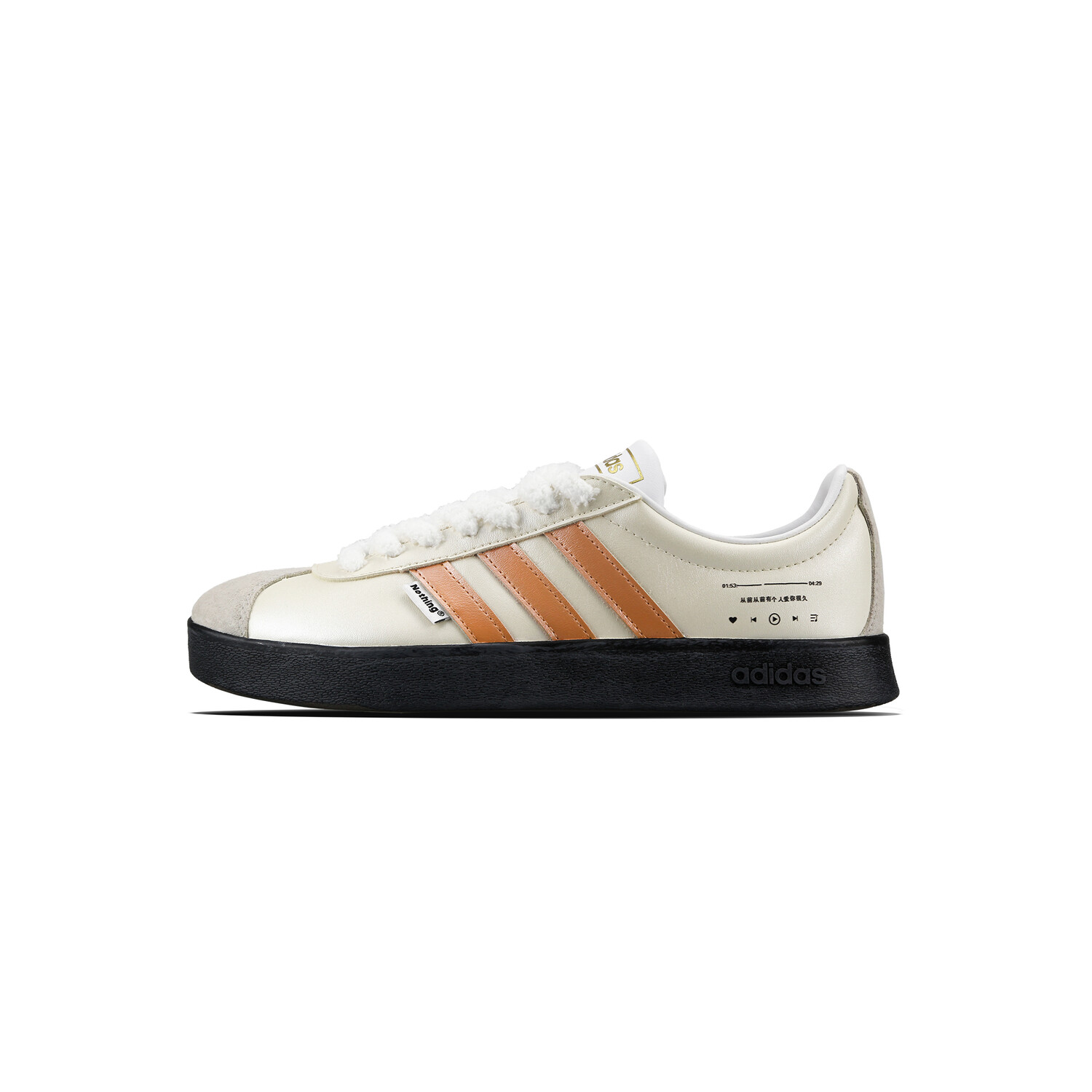 

Кроссовки adidas neo Vl Court Classic Skateboarding Shoes Unisex Low-top White/orange, белый/оранжевый