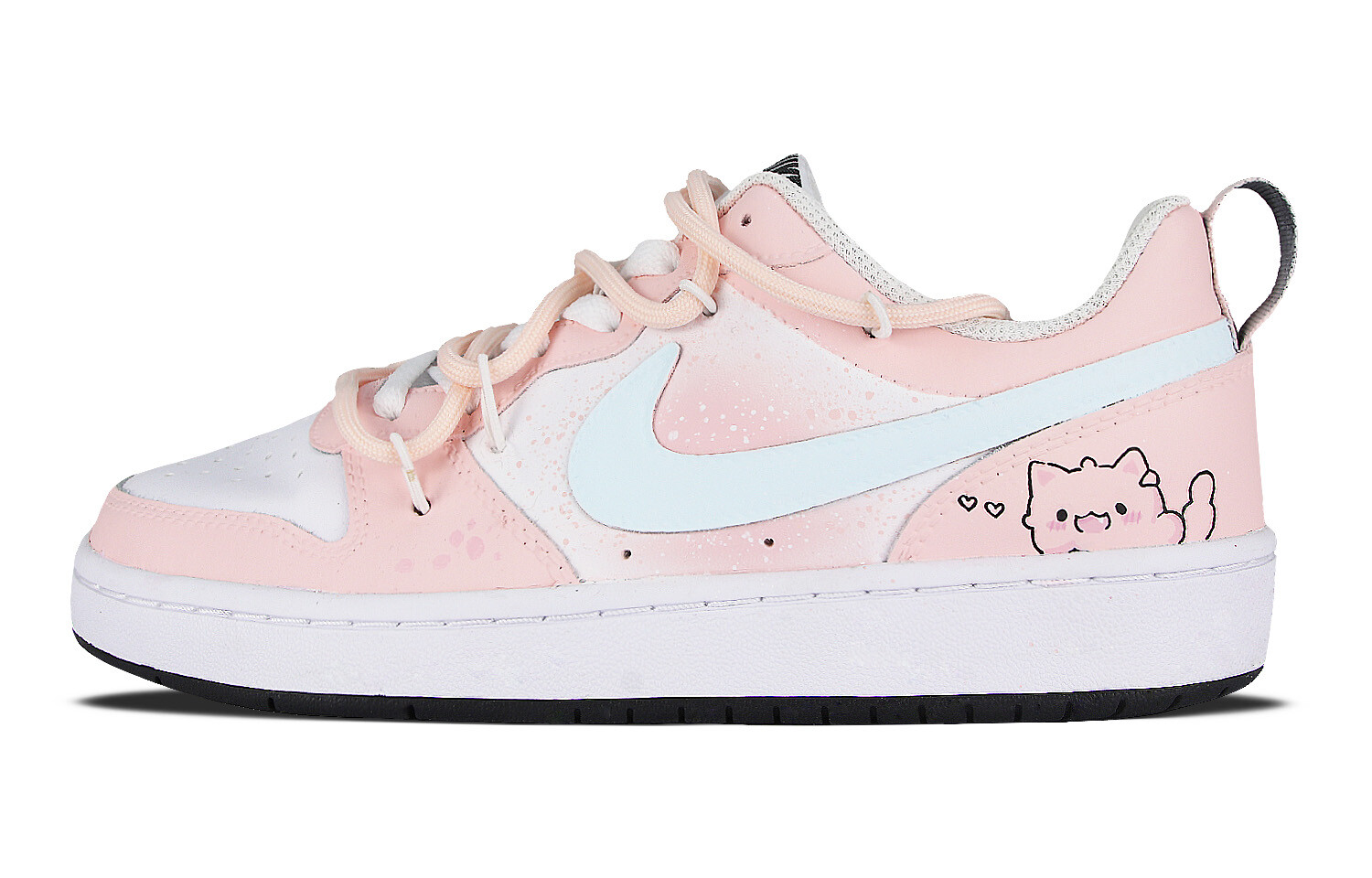 

Кроссовки Nike Court Borough Skateboard Shoes Women's Low-Top White, белый