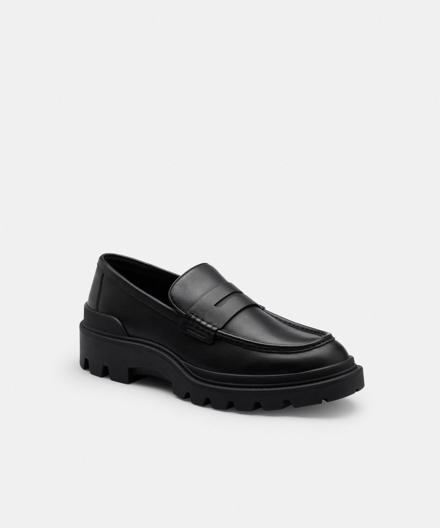Лоферы на платформе COACH OUTLET, BLACK