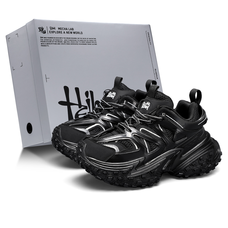 

BLVCK PARIS Экспертбук Лоу Топ Чанки Сникерсы Унисекс — черные, цвет Black