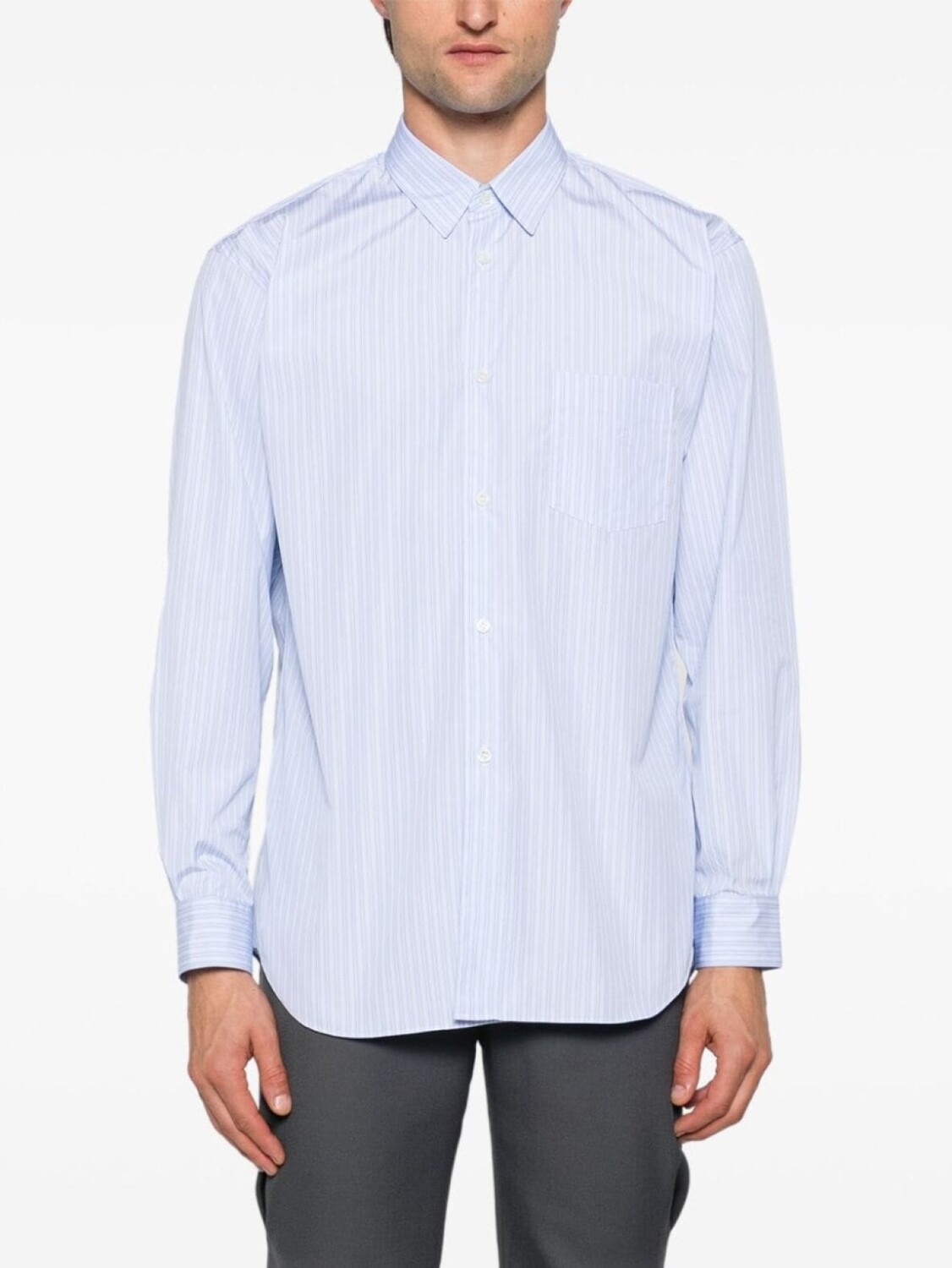 Футболка Comme Des Garçons Shirt x Fred Perry Live, синий — фото 3