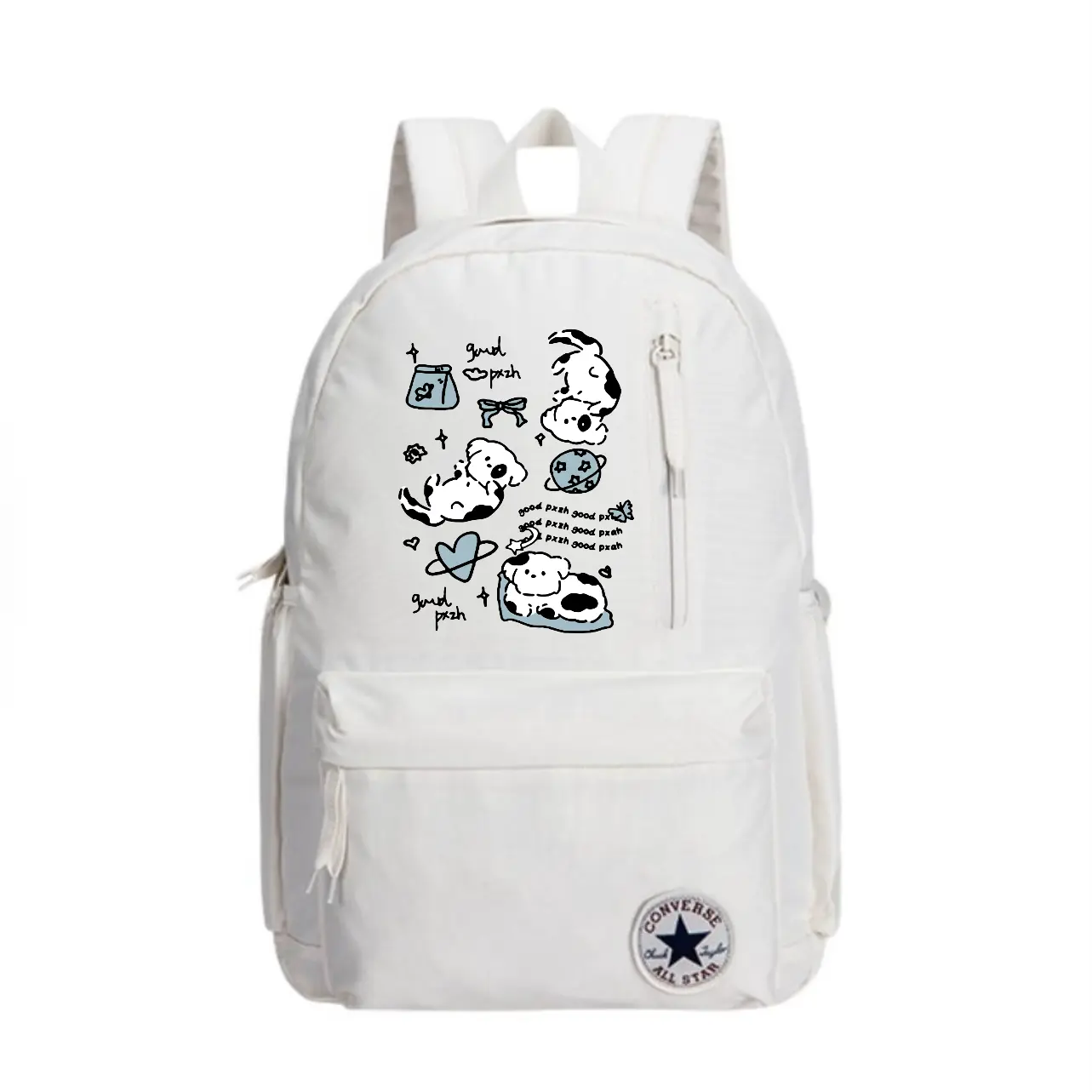 

Converse Полиэстеровый рюкзак средний унисекс белый, 3-Pack Puppy