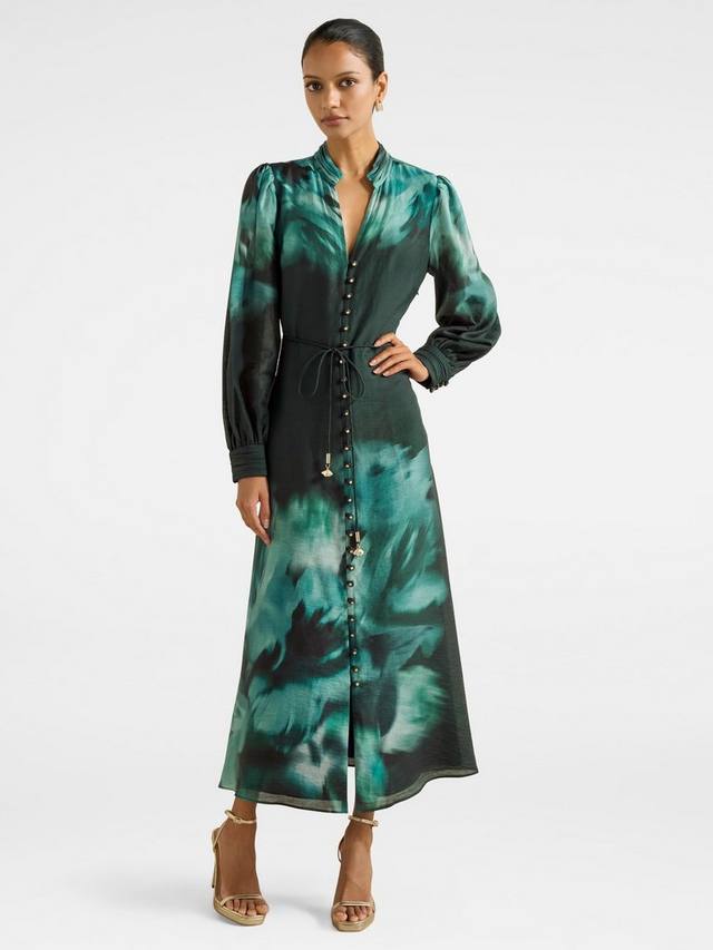 

Petite Camilla платье миди с абстрактным принтом Forever New, Green