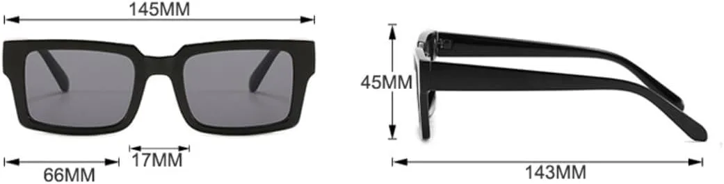 

Винтажные солнцезащитные очки для женщин в стиле ретро, ​​маленькие прямоугольные солнцезащитные очки для женщин, модные для путешествий VRTRFFTR, C4 Brown-lightbrown