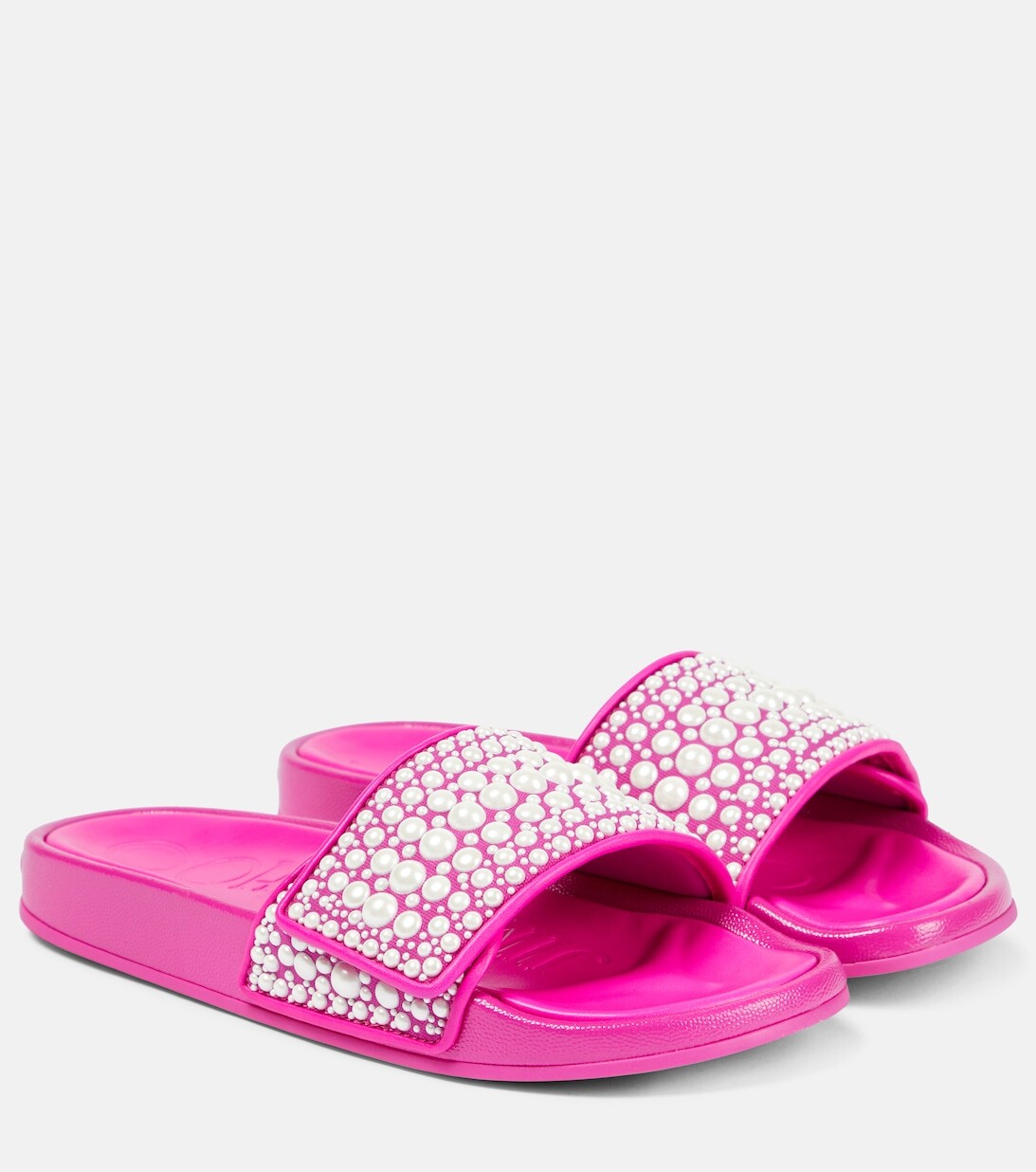 Декорированные шлепанцы Fitz Jimmy Choo, розовый