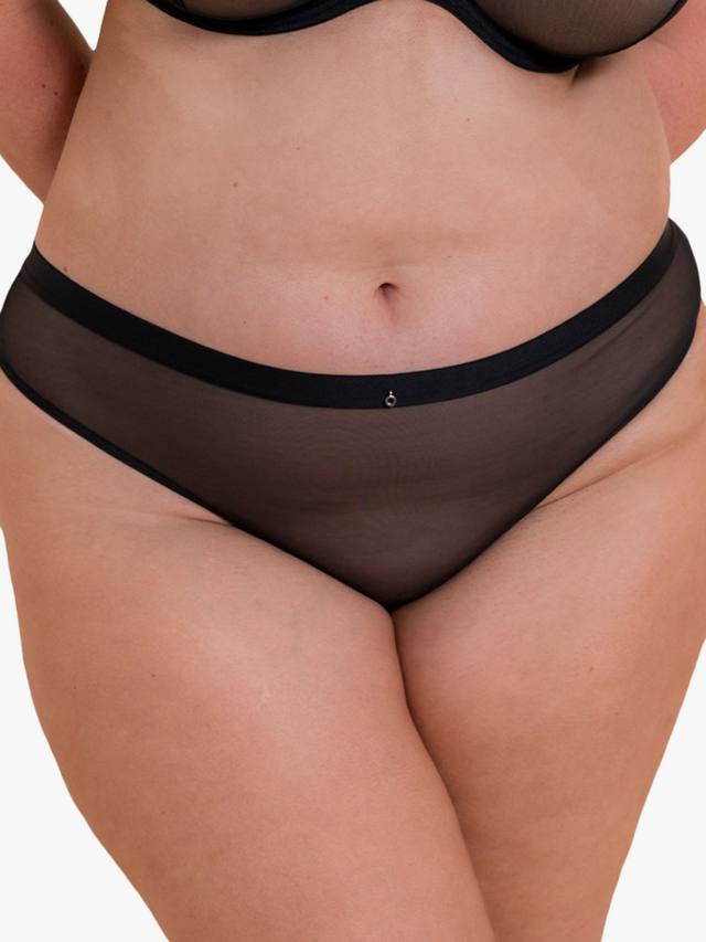 

Легкие бразильские трусики Lightstyle Curvy Kate, Black