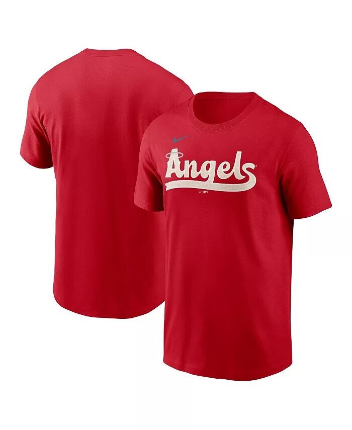 

Мужская красная футболка с надписью Los Angeles Angels City Connect Nike, красный