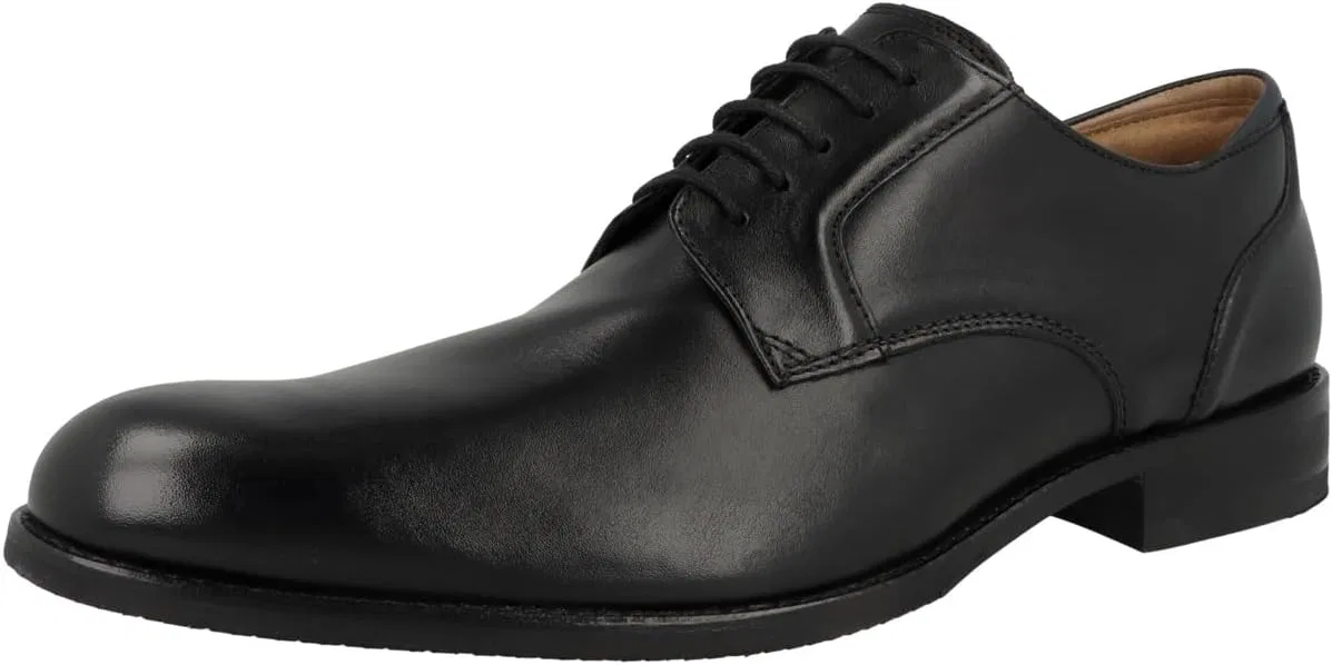 Мужские туфли-дерби Clarks Craft Arlo Lace, черный — фото 4