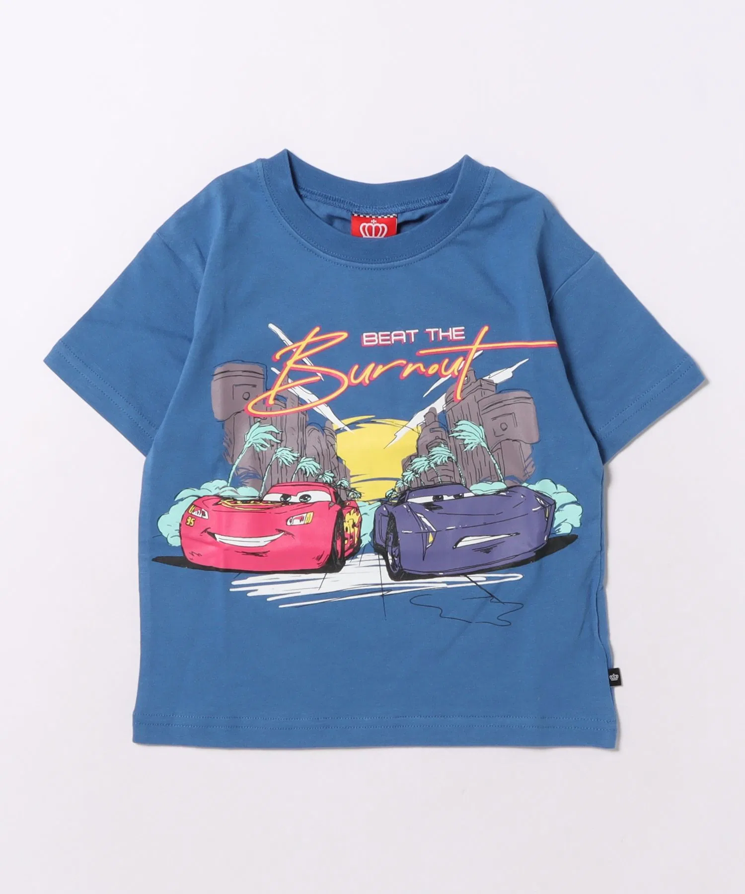 Детская футболка Disney Cars в стиле серфинга, тёмно-синяя