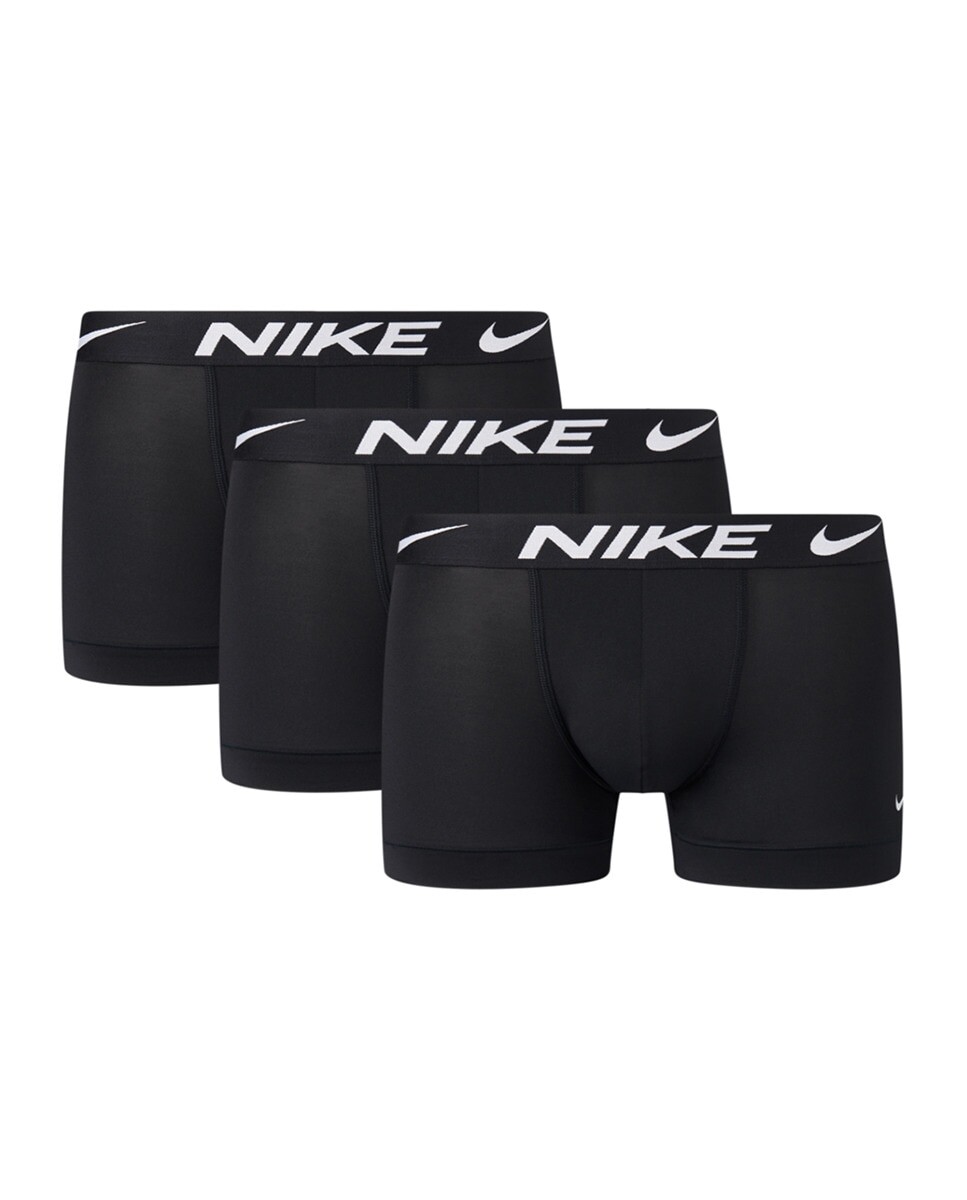 

Комплект из трех мужских трикотажных боксеров черного цвета Nike, черный