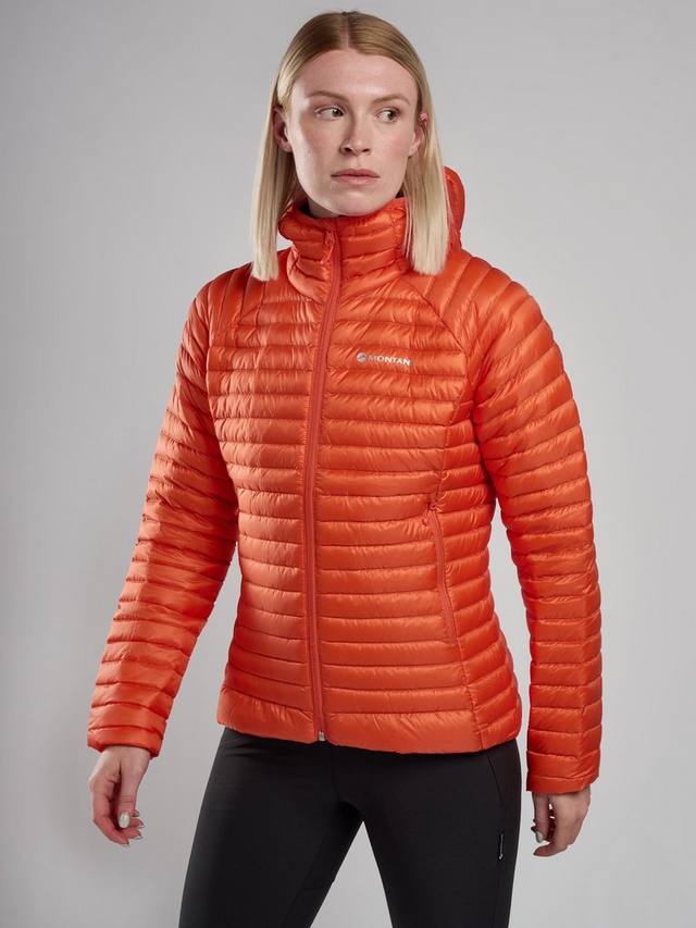 

Женский пуховик anti-freeze lite с переработанной упаковкой Montane, цвет Tigerlily