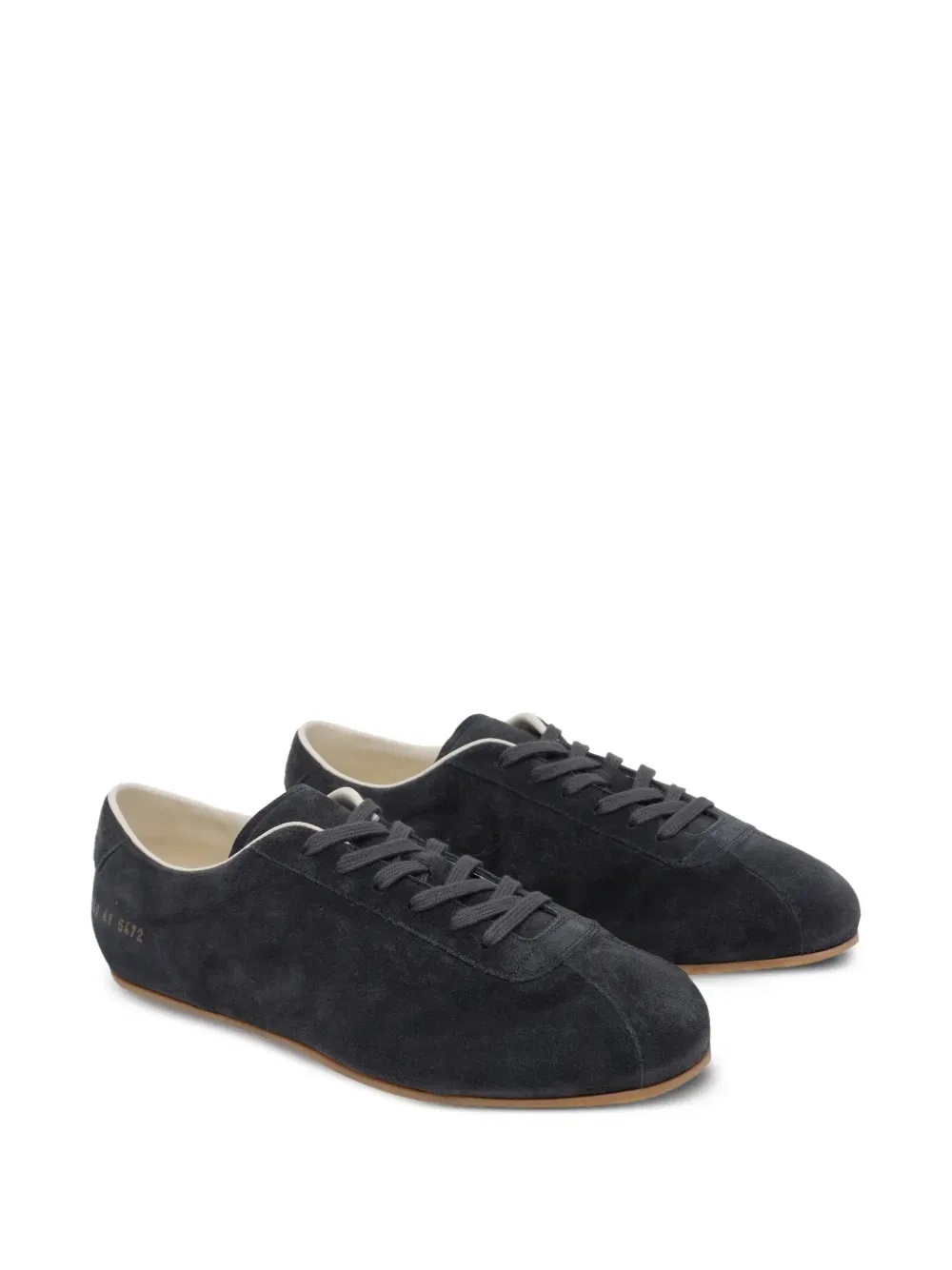 Замшевые кроссовки для вождения Common Projects, серый — фото 2