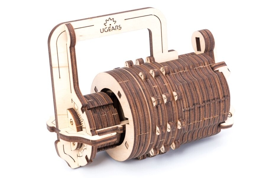 

UGears, механическая складная модель, кодовый замок